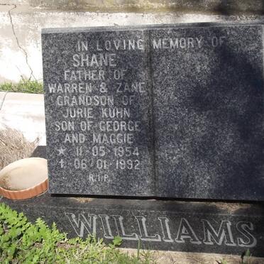WILLIAMS Shane 1954-1992