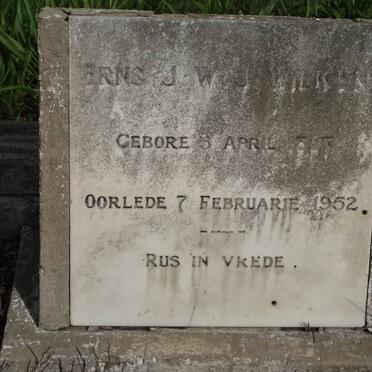 WILKEN Erns J.W.J. 1857-1952