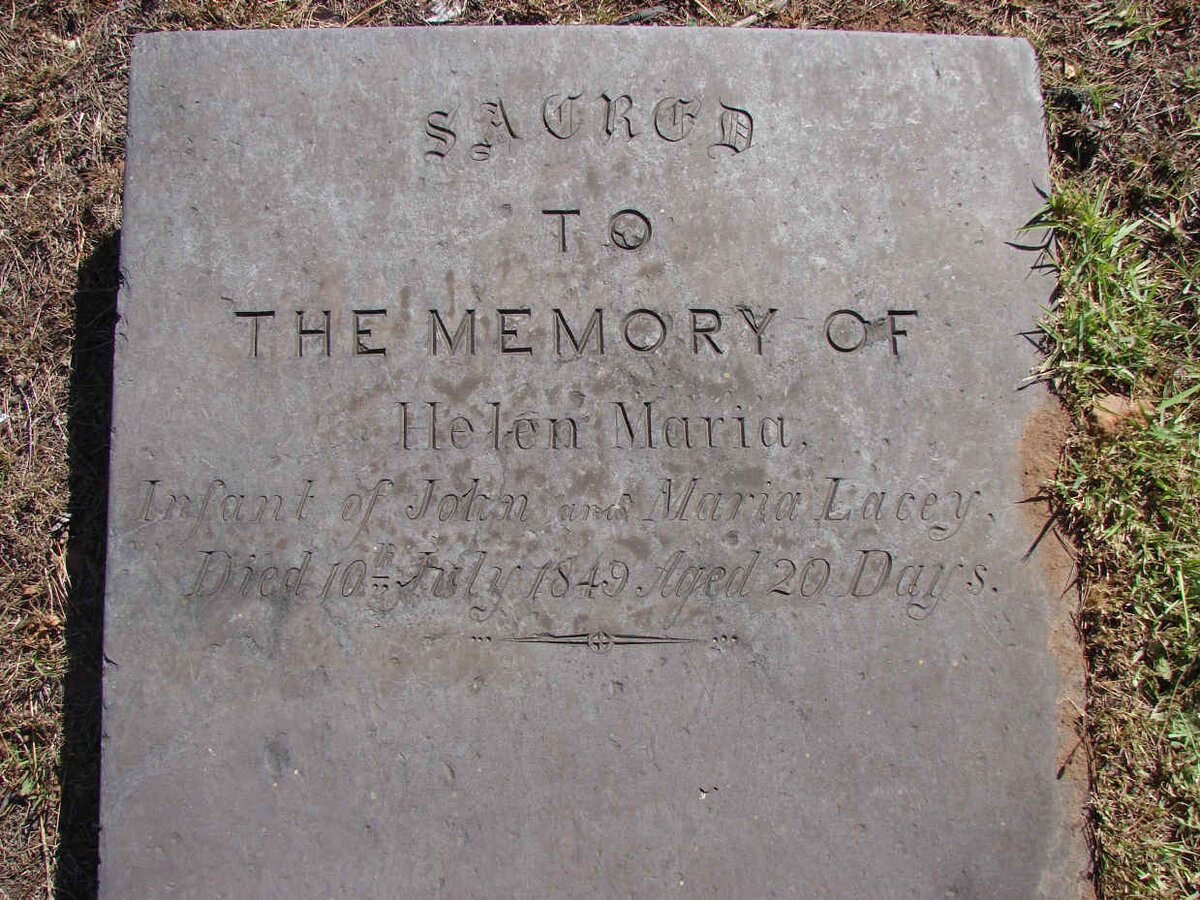 LACEY Helen Maria -1849