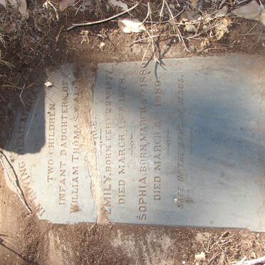 GEORGE Emily 1877-1878 :: GEORGE Sophia 1880-1880