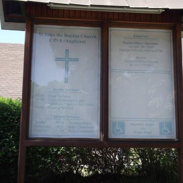 Eastern Cape, PORT ELIZABETH / GQEBERHA, Walmer, St John the Baptist Church Cemetery