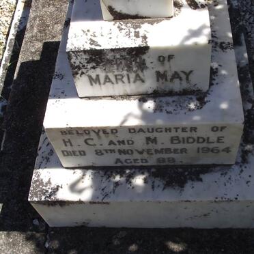 BIDDLE Maria May -1964