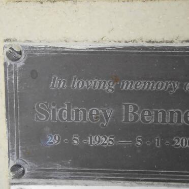 BENNETT Sidney 1925-2001