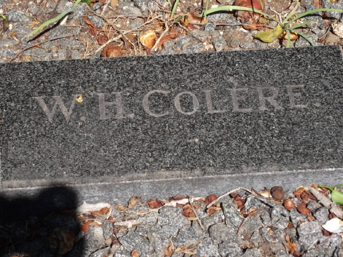 COLERE W.H.