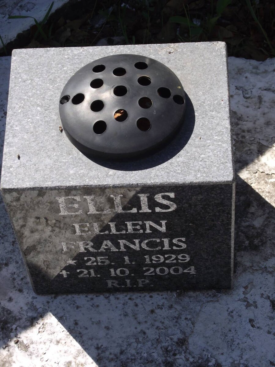 ELLIS Ellen Francis 1929-2004