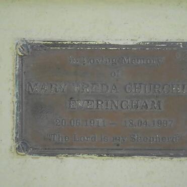 EVERINGHAM Mary Freda Churchill 1911-1997