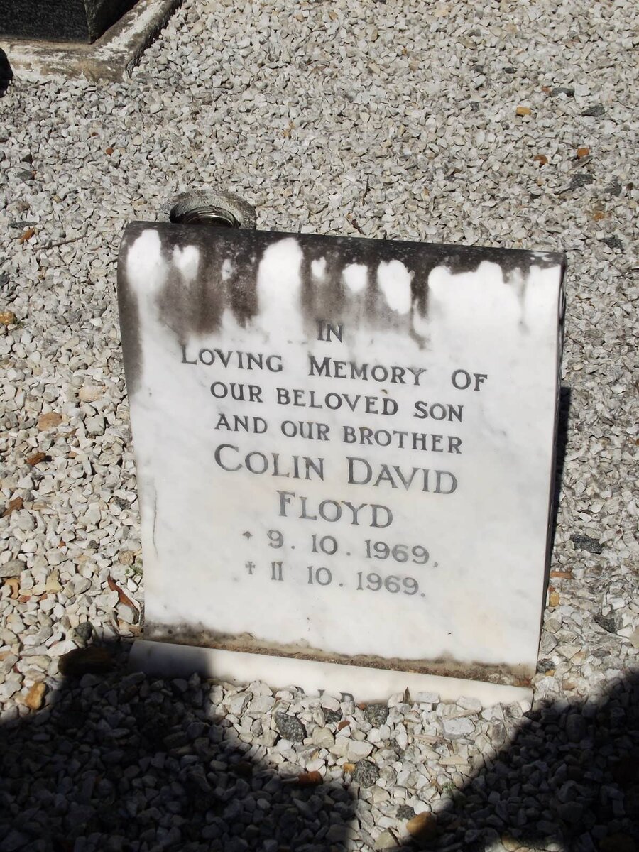 FLOYD Colin David 1969-1969