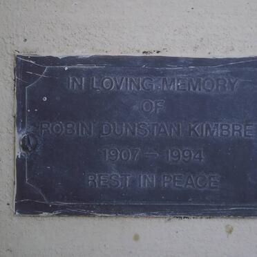 KIMBREY Robin Dunstan 1907-1994