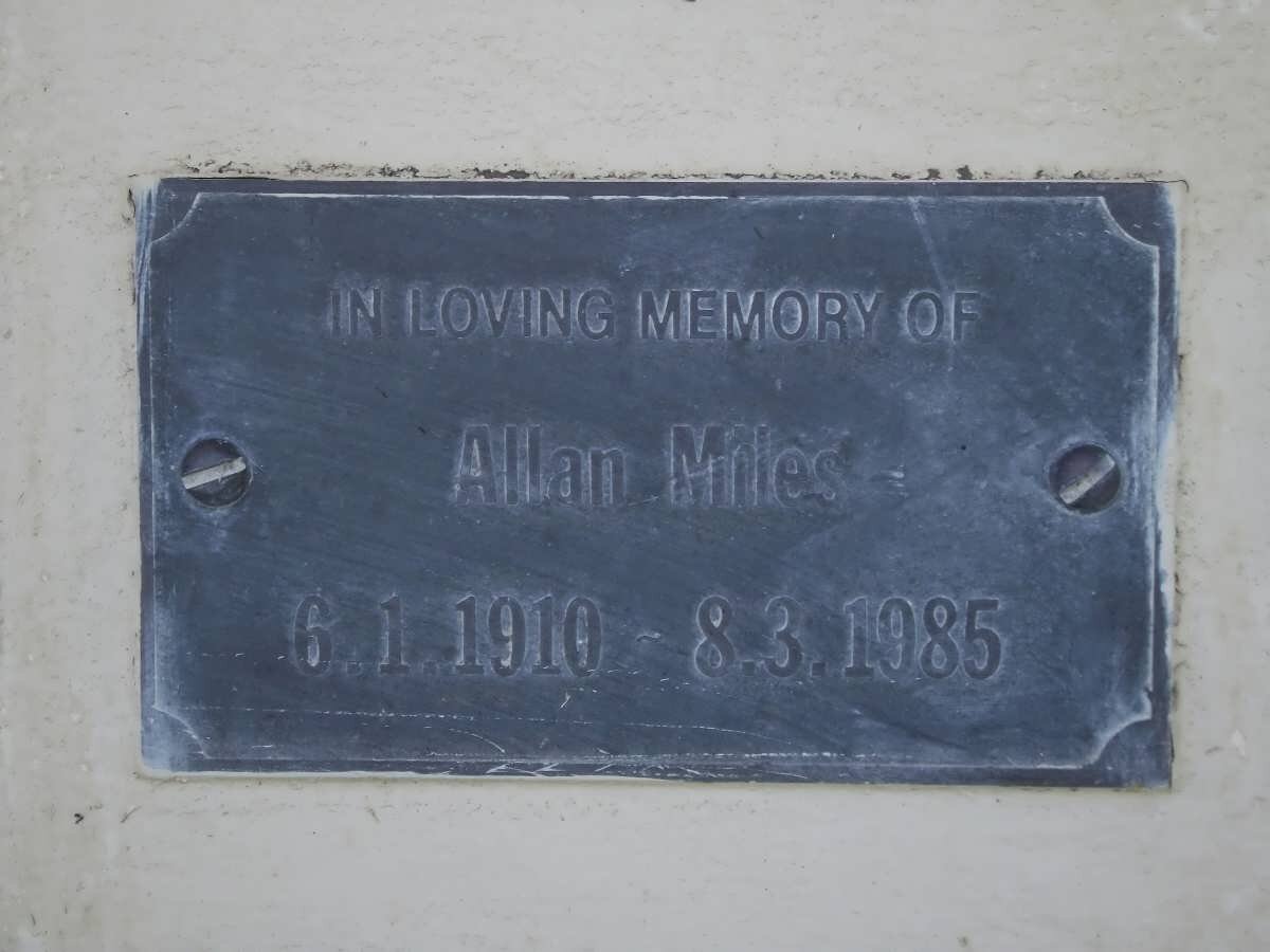 MILES Allan 1910-1985