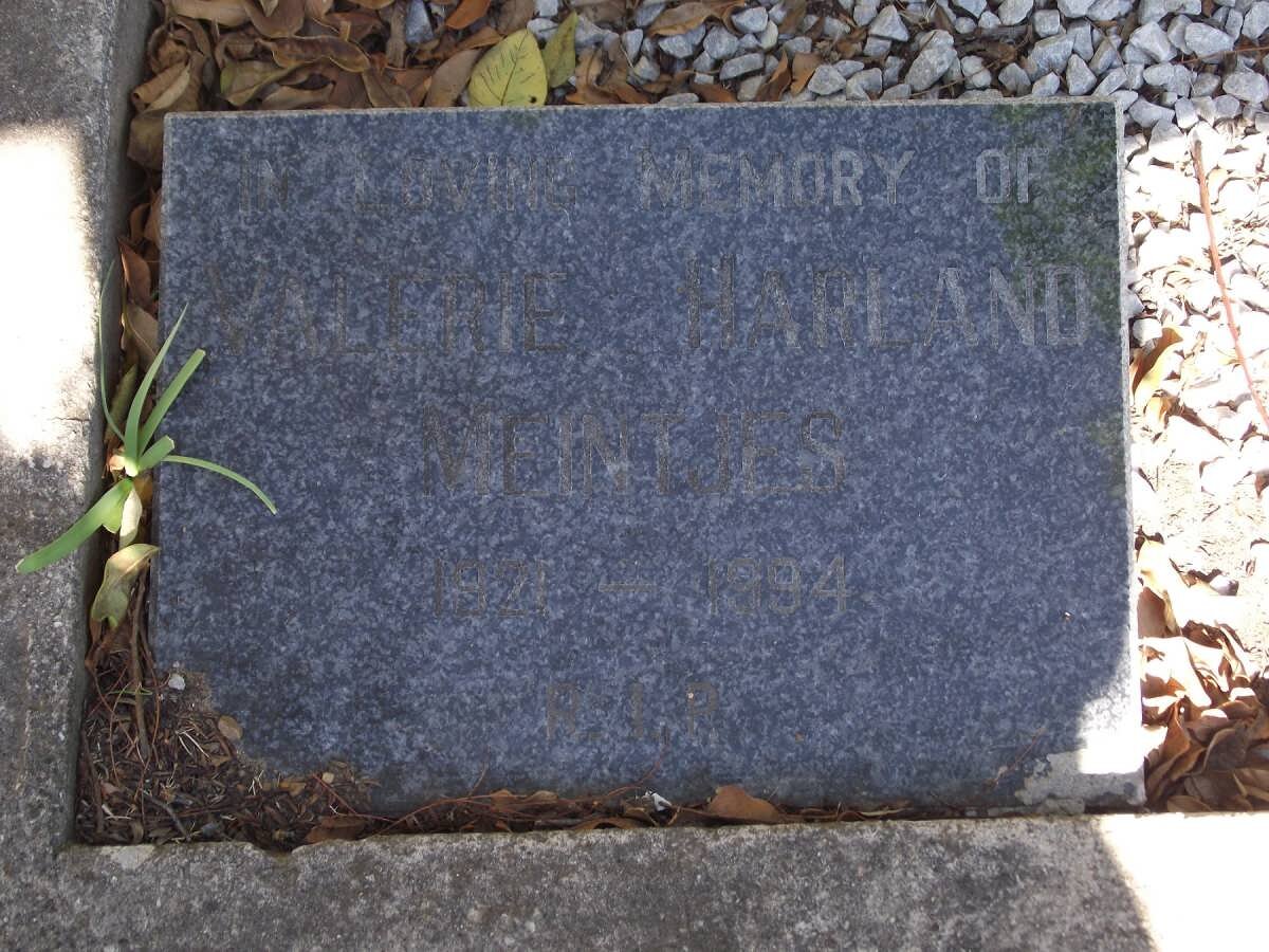 MEINTJES Valerie Harland 1921-1994