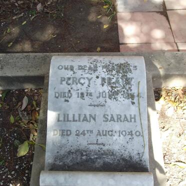 PRATT Percy -1934 &amp; Lillian Sarah -1940
