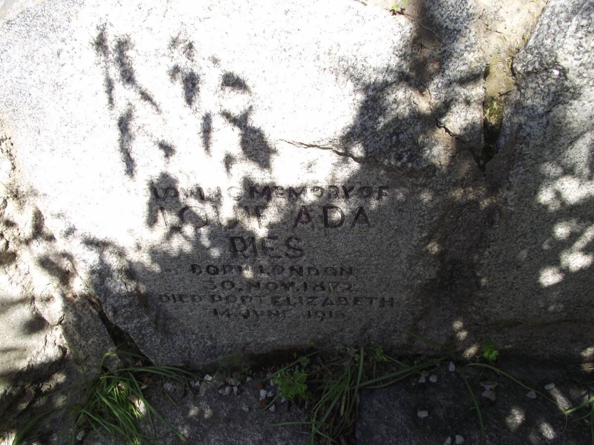 RIES Louie Ada 1872-1915