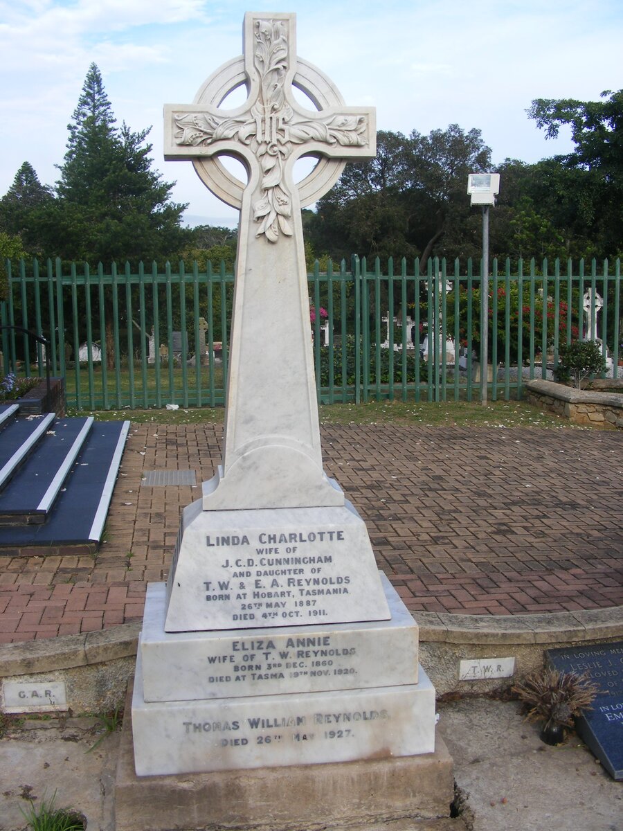 CUNNINGHAM Linda Charlotte nee REYNOLDS 1887-1911 :: REYNOLDS Thomas William -1927 &amp; Eliza 1860-1920