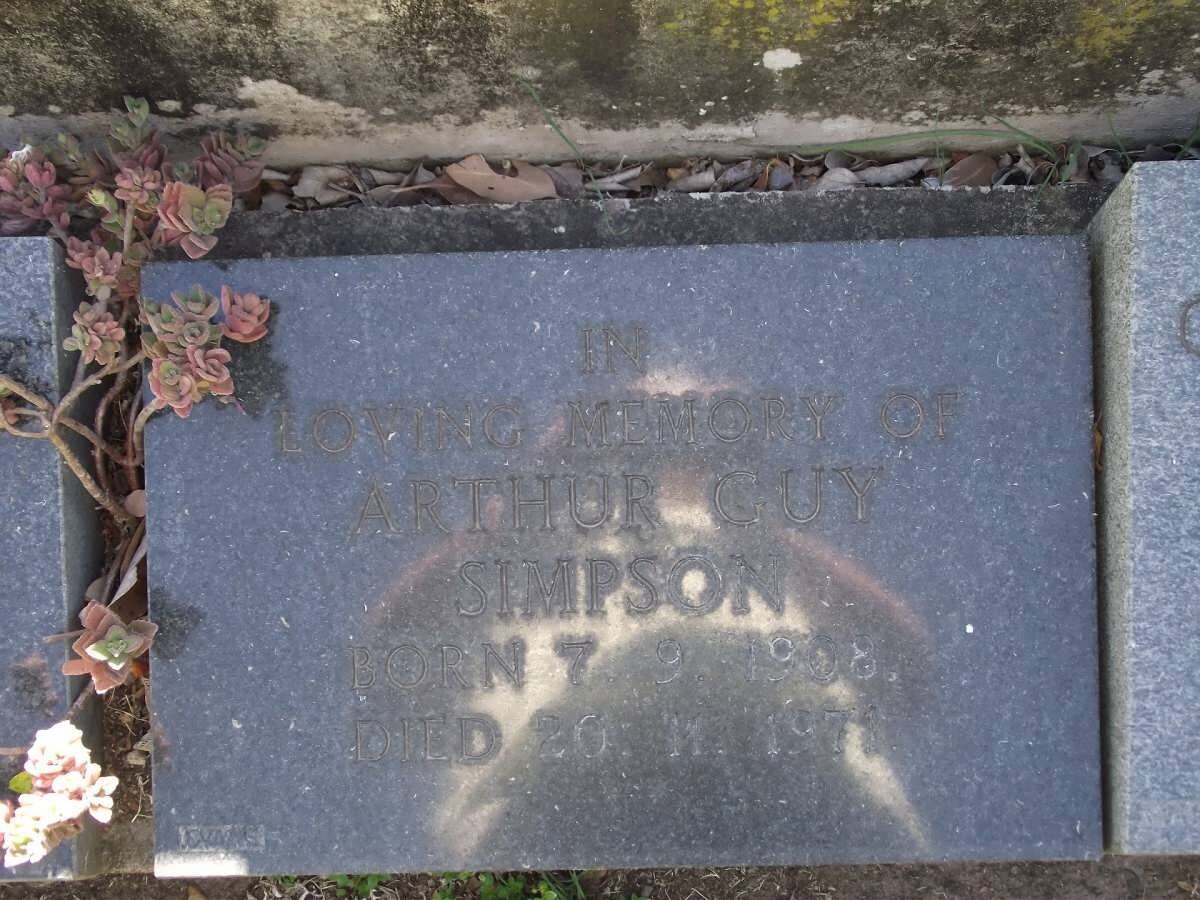 SIMPSON Arthur Guy 1908-1971