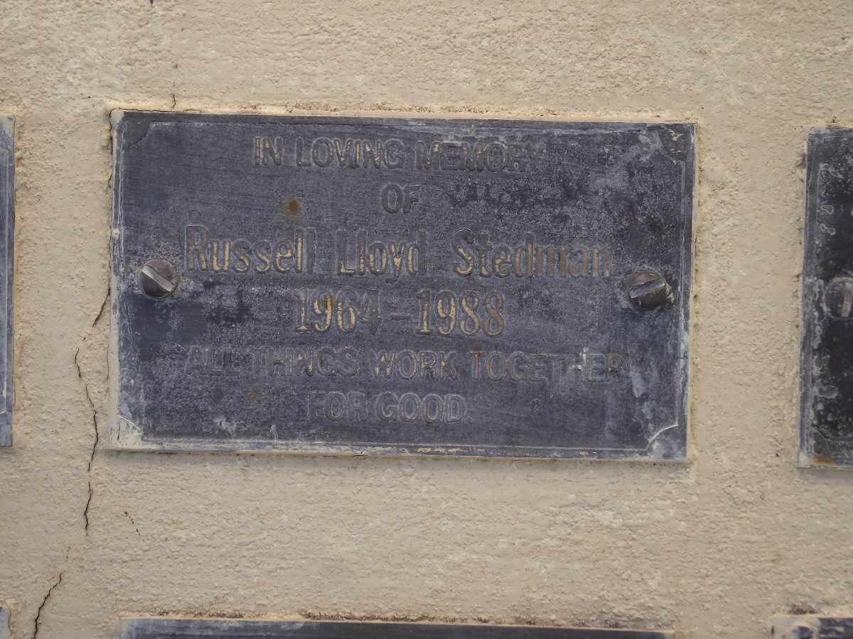 STEDMAN Russell Lloyd 1964-1988