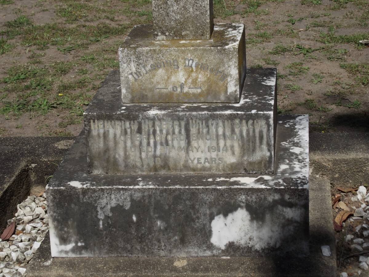 SACHS Heinrich Herbert William -1914