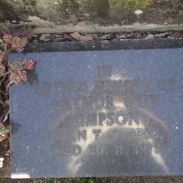 SIMPSON Arthur Guy 1908-1971