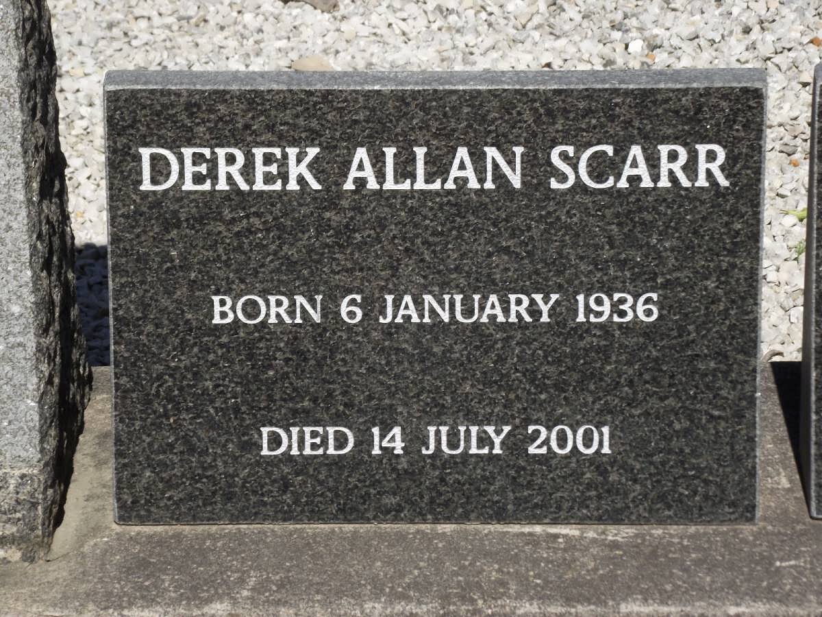 SCARR Derek Allan 1936-2001