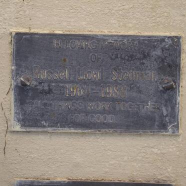 STEDMAN Russell Lloyd 1964-1988