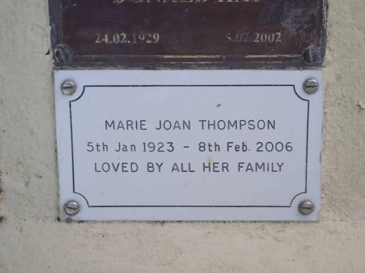THOMPSON Marie Joan 1923-2006