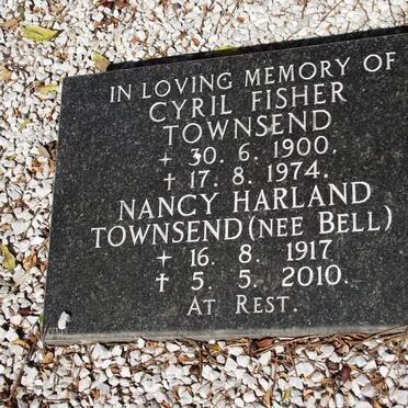 TOWNSEND Cyril Fisher 1900-1974 &amp; Nancy Harland BELL 1917-2010