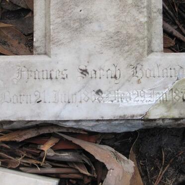 BOLLAND Frances Sarah 1868-1870