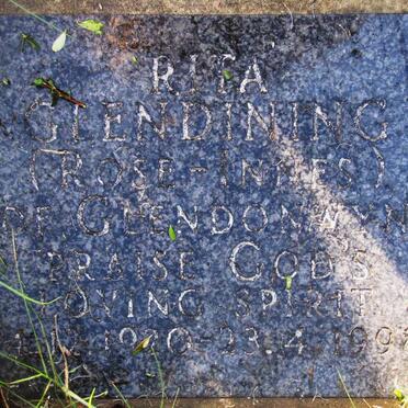 GLENDINNING Rita nee ROSE- INNES 1920-1998