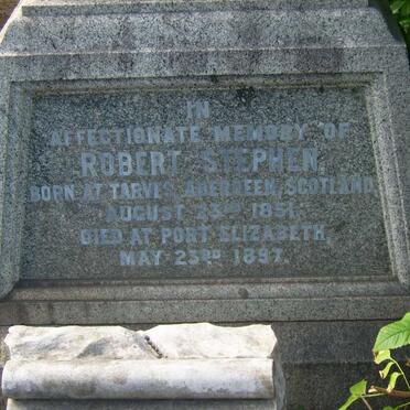 STEPHEN Robert 1851-1897