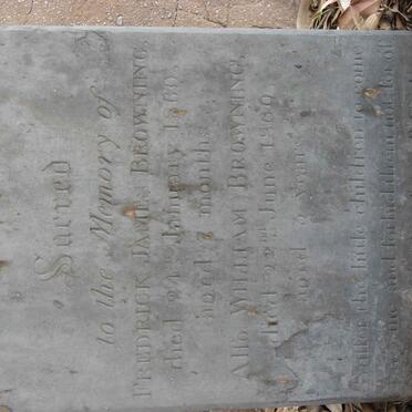 BROWNING Frederick James - 1860 :: BROWNING Alfo William - 1860