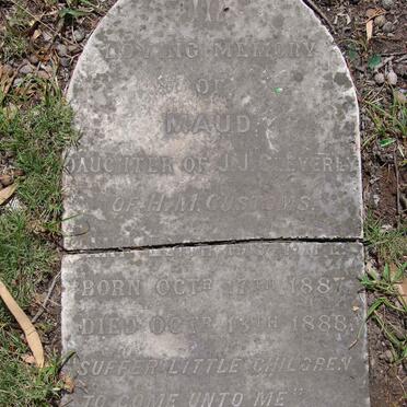 CLEVERLEY Maud 1887-1888