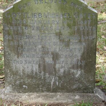 GATES Gottlieb Michael -1897 