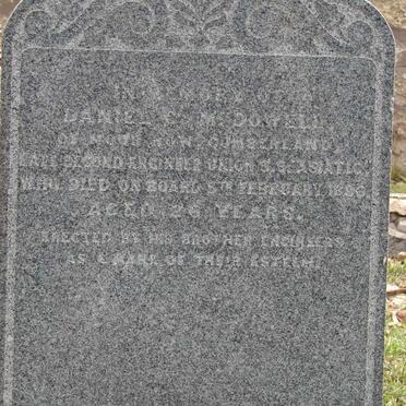 McDOWELL Daniel C. -1890