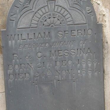 MESSINA William Sperio 1883-1884