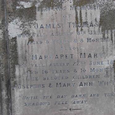 WINTER James Thomas -1879 :: WINTER Margaret Mary -1892