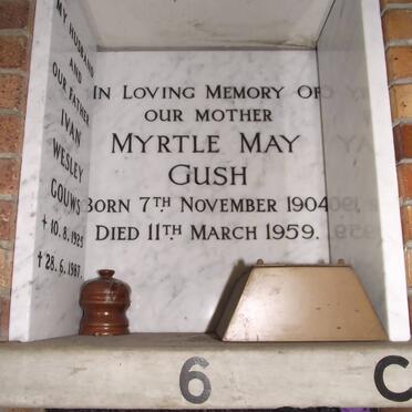 GUSH Myrtle May 1904-1959 :: GOUWS Ivan Wesley 1925-1987
