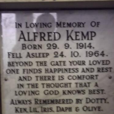KEMP Alfred 1914-1964
