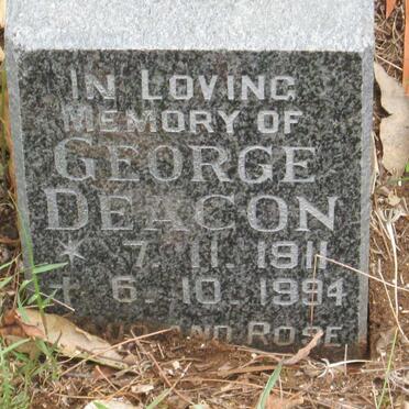 DEACON George 1911-1994