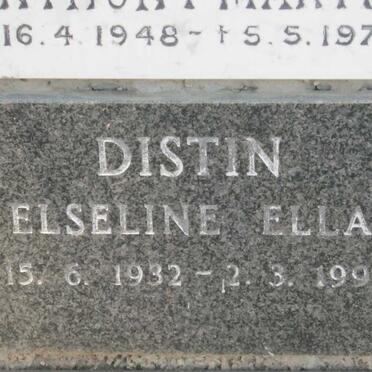 DISTIN Elseline Ella 1932-1991