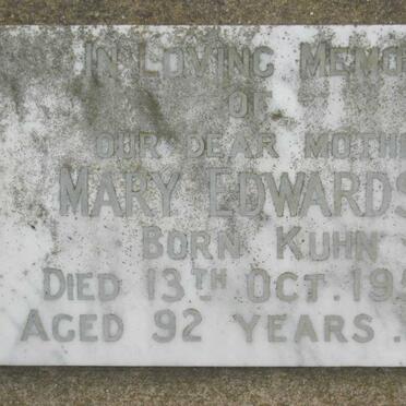 EDWARDS Mary nee KUHN -1955