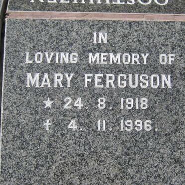 FERGUSON Mary 1918-1996