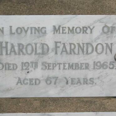 FARNDON Harold -1965