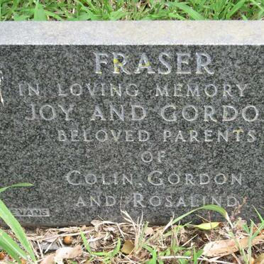 FRASER Gordon &amp; Joy