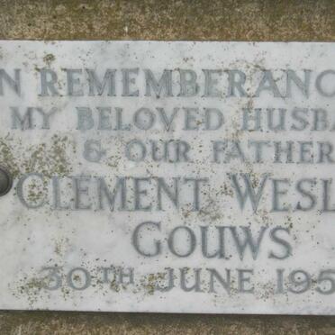 GOUWS Clement Wesley -1958