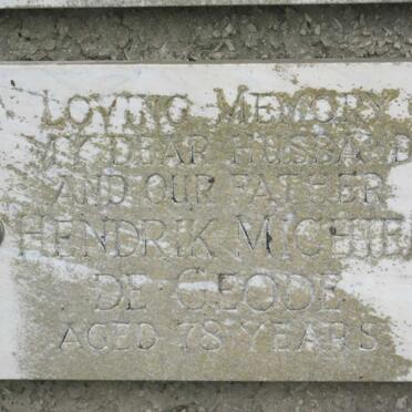 GEODE Hendrik Michiel, de 