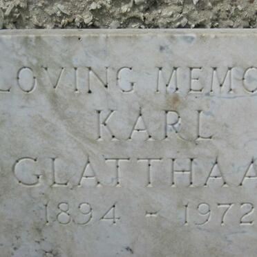GLATTHAAR Karl 1894-1972