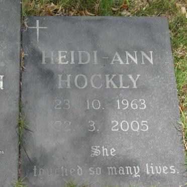 HOCKLY Heidi-Ann 1963-2005 