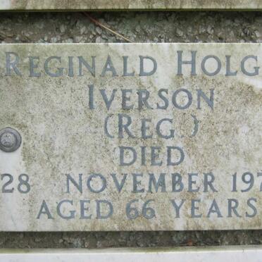 IVERSON Reginald Holger -1970