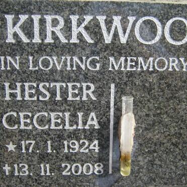 KIRKWOOD Hester Cecelia 1924-2008