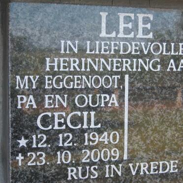 LEE Cecil 1940-2009