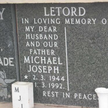 LETORD Michael Joseph 1944-1992